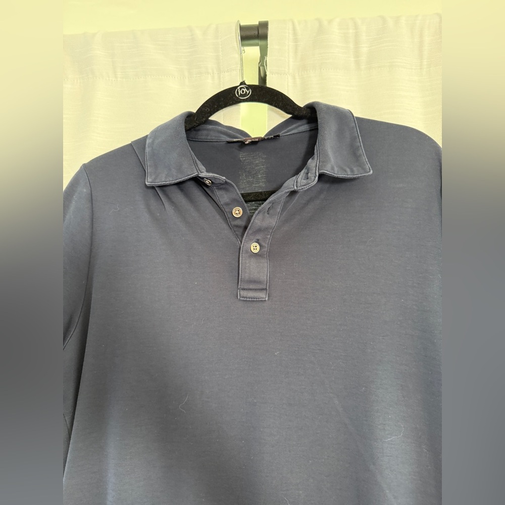 Michael Kors Midnight Navy Cotton Polo Shirt | Classic Slim Fit | Men’s Size M - Picture 5 of 8